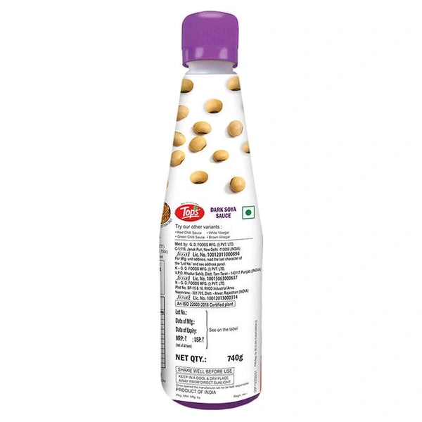 Tops Dark Soya Sauce - 740g.