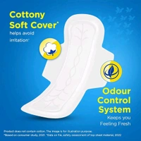 Stayfree Secure XL Cottony Comfort Sanitary napkins (18 unit )