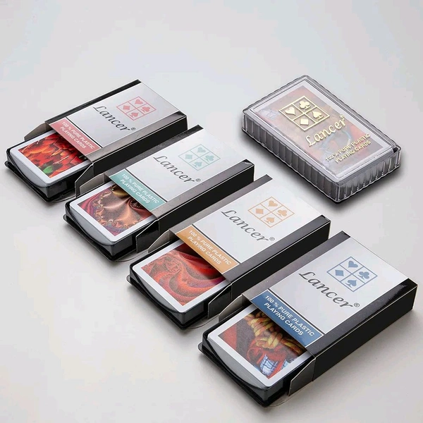 Lancer Plastic Playing Cards (Pack Of 12)