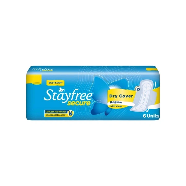 Stayfree Secure Cottony Soft Sanitary Pads ( Regular Wings )

