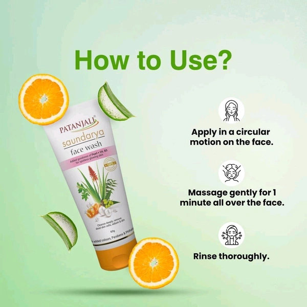 Patanjali Saundarya Face Wash 60 g