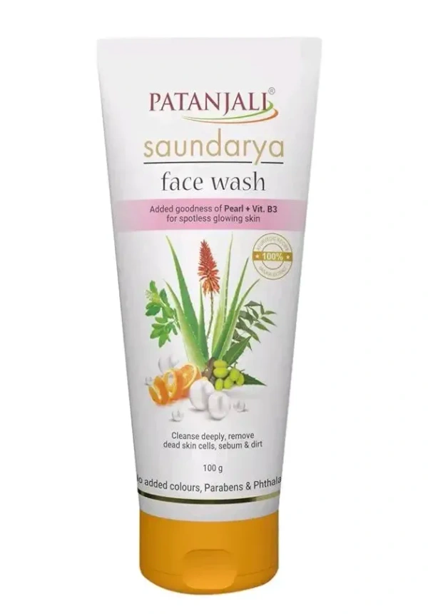 Patanjali Saundarya Face Wash 100g