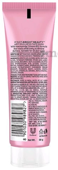 Ponds Bright Beauty Anti Dullness Face Wash - 50g