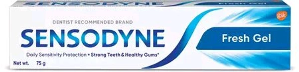 Sensodyne Sensitive Fresh Gel Toothpaste Tube Of 75g