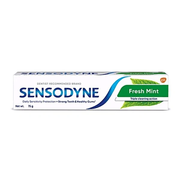 sensodyne fresh mint tooth paste - 75 gm
