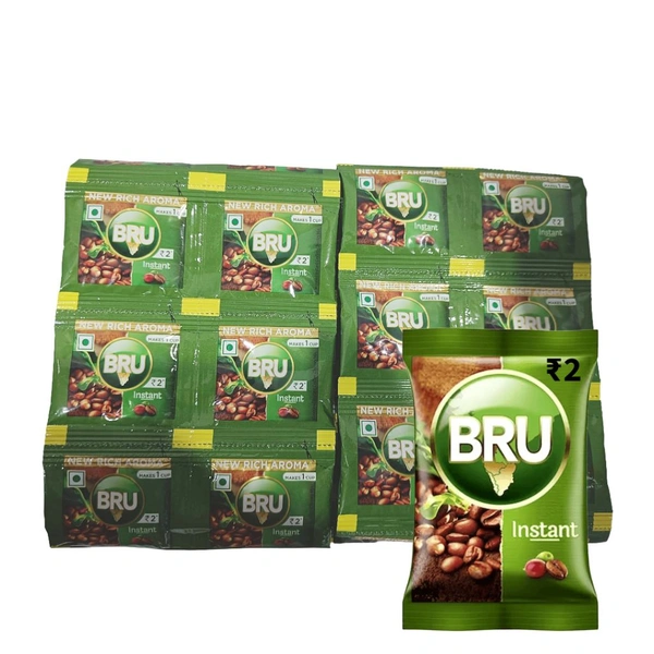BRU Coffee Instant Coffee Sachet -₹2 (Pack Of 144)