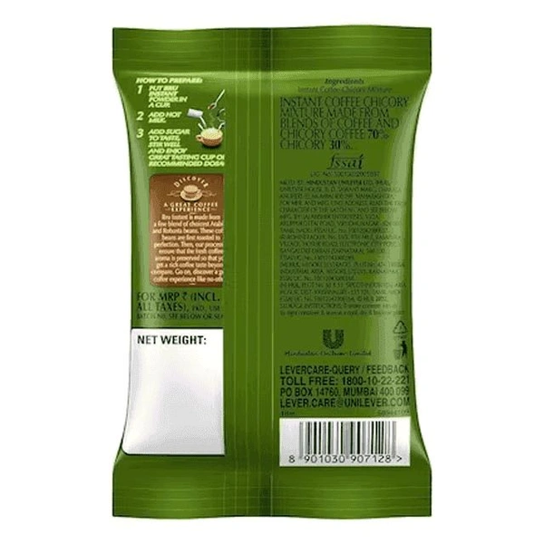 BRU Coffee Instant Coffee Sachet -₹2 (Pack Of 144)