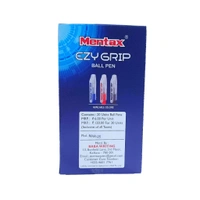 Mentax Ezy Grip Ball Pen ( Blue ) Pack Of 20