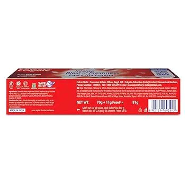 Colgate Toothpaste Maxfresh Spicy Fresh- 80 G (Red Gel)
