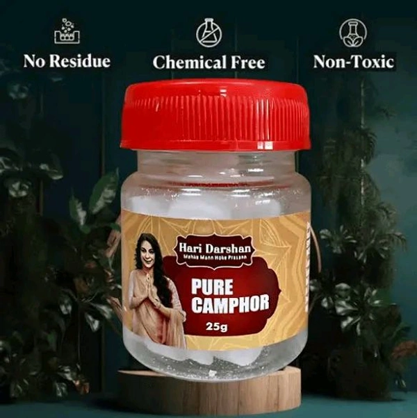 Hari Darshan Pure Camphor - 25g Jar