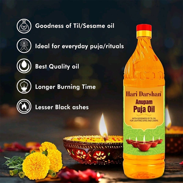 Hari Darshan Anupam Til Pooja Oil -900ml
