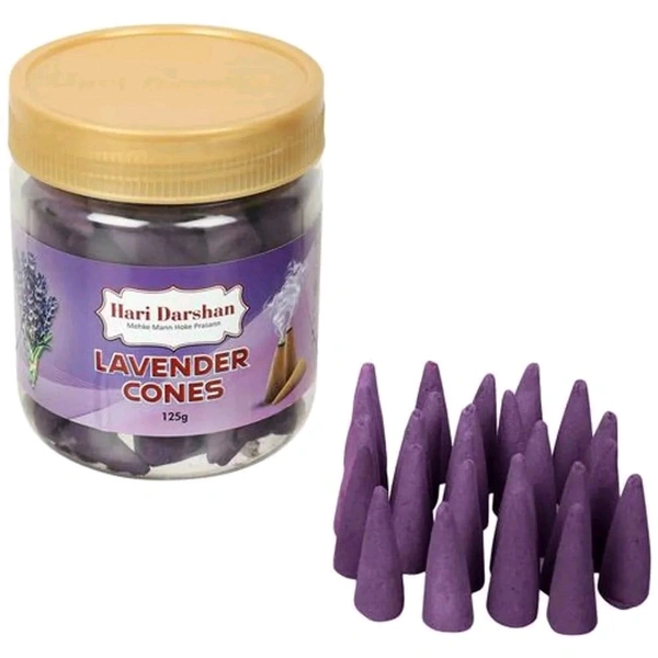 Hari Darshan Lavender Dhoop Cones - 125g