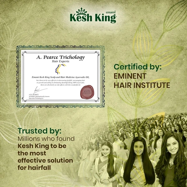 Kesh King Ayurvedic Anti Hairfall Hair Oil, 300ml