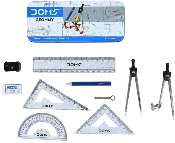 Doms Geommy Mathematical Drawing Instrument Box