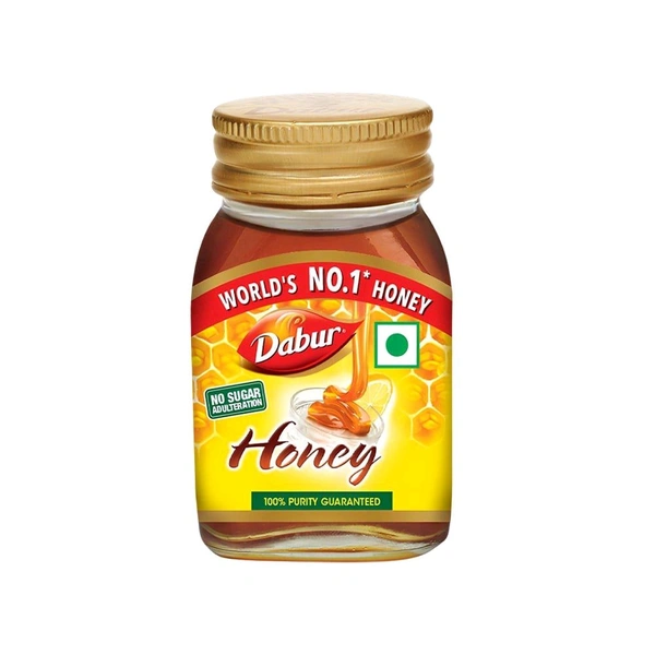 Dabur Honey - 100% Pure, World's No.1 Honey Brand (No Sugar Adulteration) - 100g