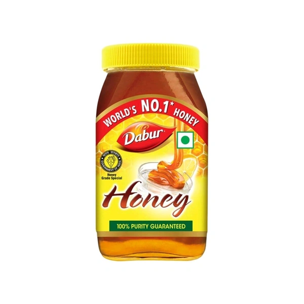 Dabur Honey - 100% Pure, World's No.1 Honey Brand (No Sugar Adulteration) - 250g