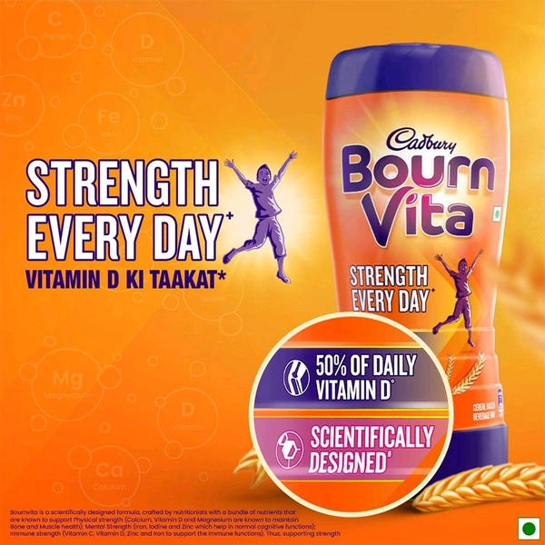 Bournvita Chocolate Drink Mix (Jar) - 500g