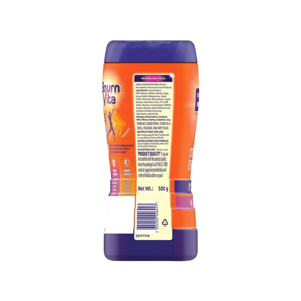 Bournvita Chocolate Drink Mix (Jar) - 500g