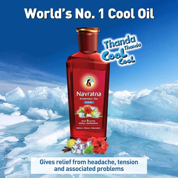 Navratna Emami Ayurvedic Oil (180 Ml)