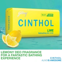 Cinthol Lime Refreshing Deo Soap Combo - 100g each - Buy 4 Get 1 Free