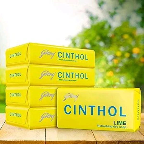 Cinthol Lime Refreshing Deo Soap Combo - 100g each - Buy 4 Get 1 Free