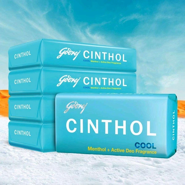 Cinthol Cool Bath Soap - Pack Of 4 - 100g Each