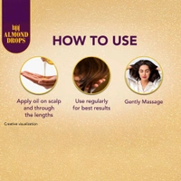 Bajaj Almond Drops Non-Sticky Hair Oil - 185 ml