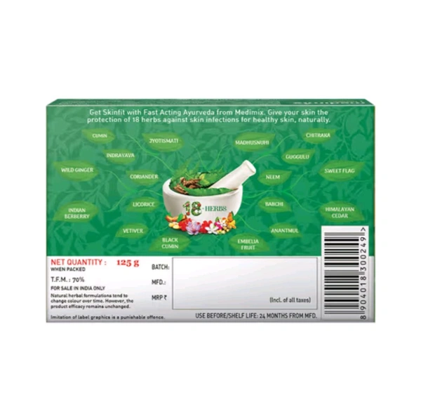 Medimix Classic Ayurvedic Soap Combo 125g × 3