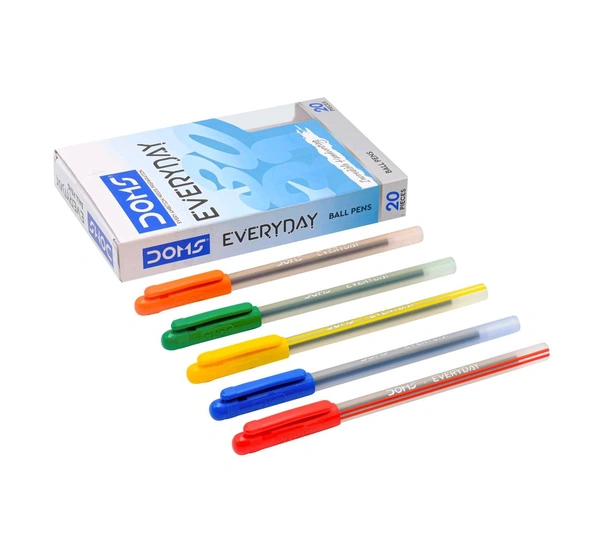 Doms Everyday Ballpoint Pens ( Blue )