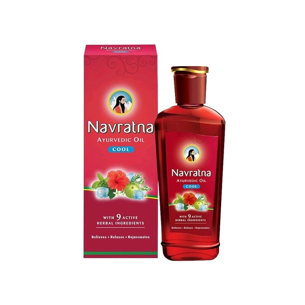 Navratna Cool Hair Oil for Instant Relief - 500ml