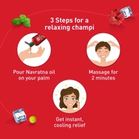 Navratna Cool Hair Oil for Instant Relief - 500ml