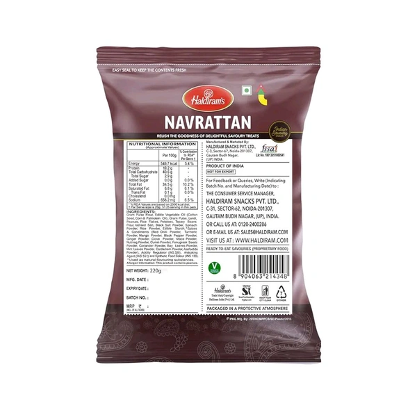 Haldirams Navratan - 200g + 10g Free