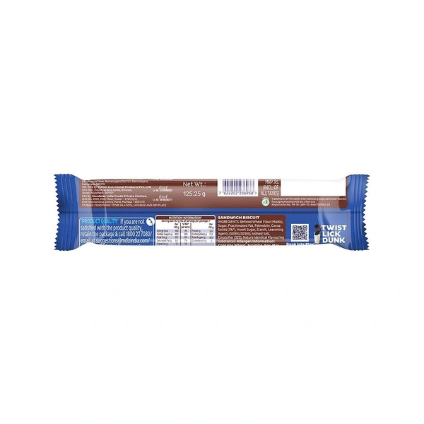 Cadbury Oreo Chocolate Flavour Sandwich Cream Biscuits -₹30