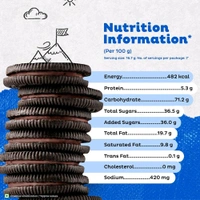 Cadbury Oreo Chocolate Flavour Sandwich Cream Biscuits -₹30