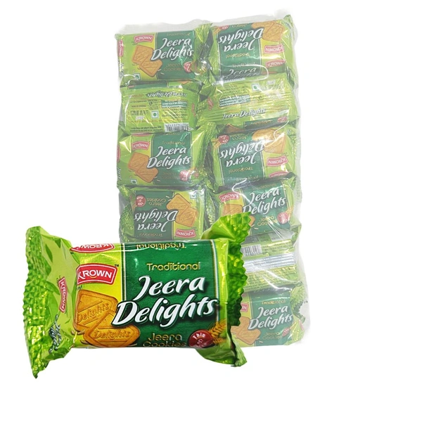 Krown  Jeera Delight Biscuit -₹5 (Pack Of 12)