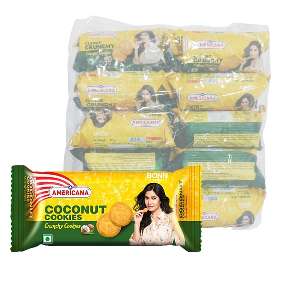 American Crunchy Coconut Cookies -₹10 (Pack Of 10)
