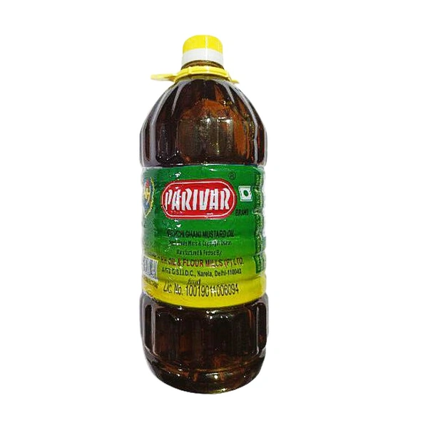 Parivar Kachchi Ghani Mustard Oil - 2L