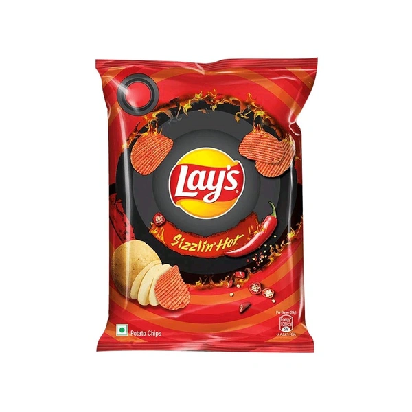 Lays Sizzling Hot - ₹10 (Pack Of 12)