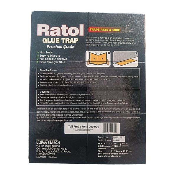 Ratol Glue Trap For Rats & Mice 