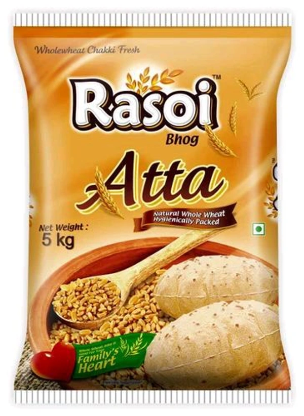Rasoi Bhog Sarvagunn Chakki Atta -5kg