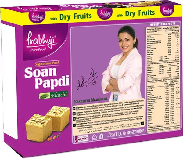PRABHUJI PURE FOOD Soan Papdi Elaichi Box 400g