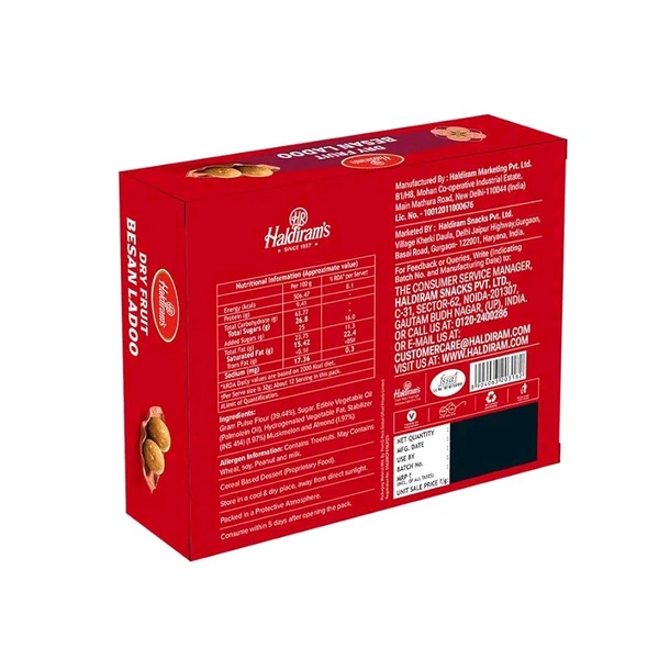 Dry Fruit Besan Ladoo 400g