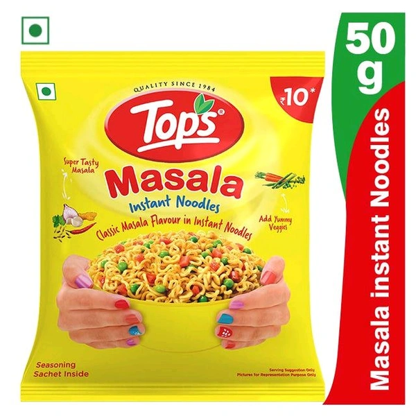 Tops  Instant Masala Noodles - 50g - Pack Of 96