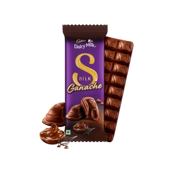 Cadbury Dairy Milk Silk Ganache Milk Chocolate Bar 54g