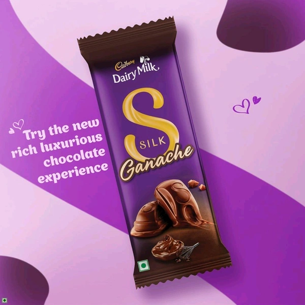 Cadbury Dairy Milk Silk Ganache Milk Chocolate Bar 54g