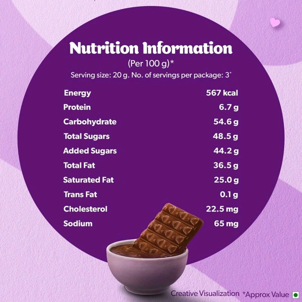 Cadbury Dairy Milk Silk Ganache Milk Chocolate Bar 54g