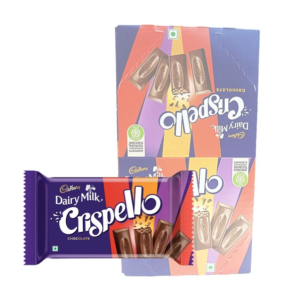 Cadbury Dairy Milk Crispello Chocolate -₹45 (Pack Of 28)