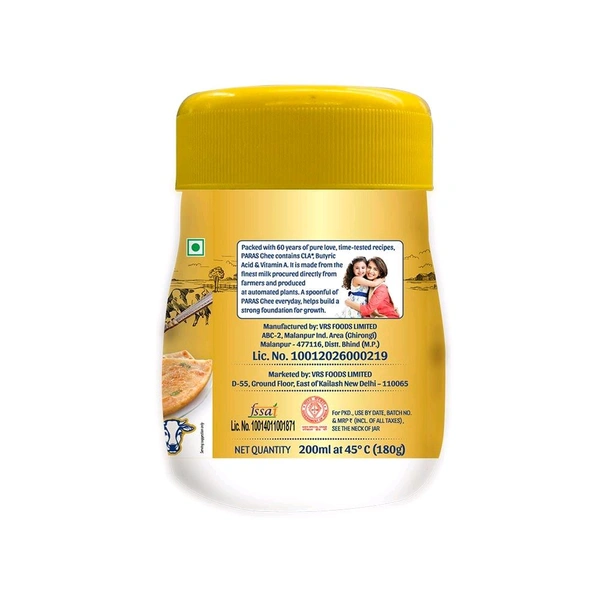 Paras Desi Ghee 180ml
