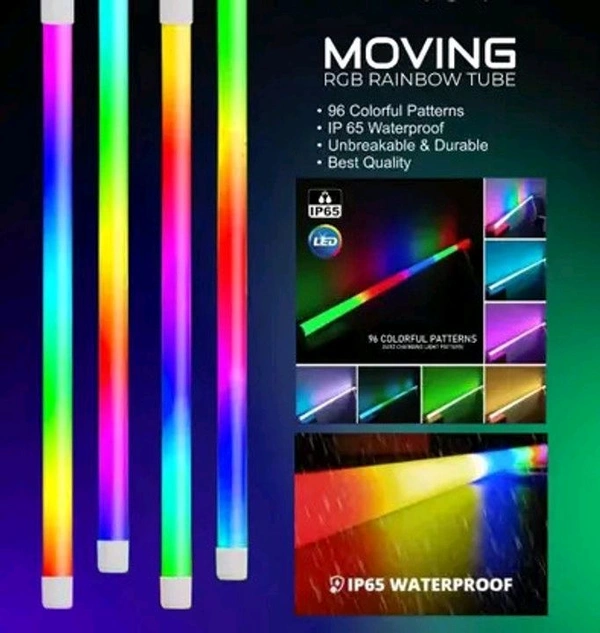 Plastic Rgb Tube Light, Multicolor