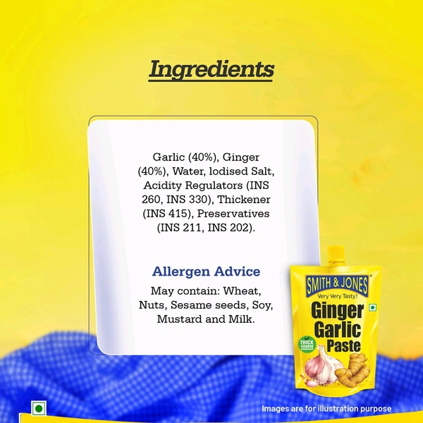 Smith & Jones Ginger Garlic Paste-₹50